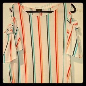 Worthington Women's Striped Blouse Size 1X
